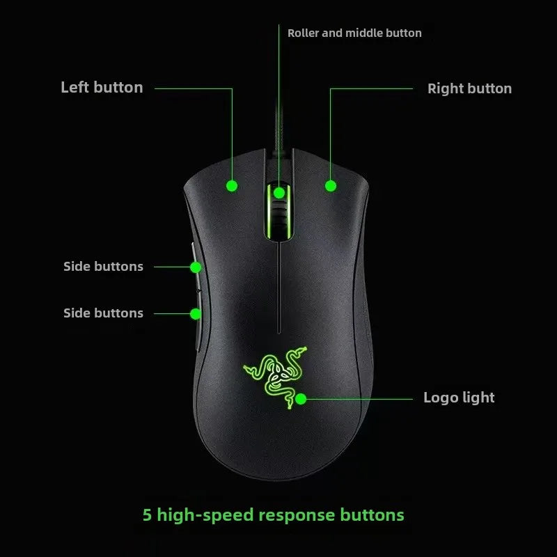 HookUpCo. Wired Gaming Mouse for Esports Victory