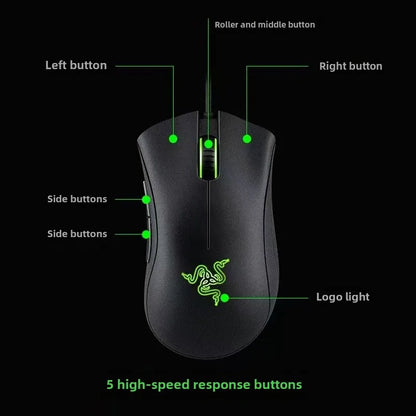 HookUpCo. Wired Gaming Mouse for Esports Victory