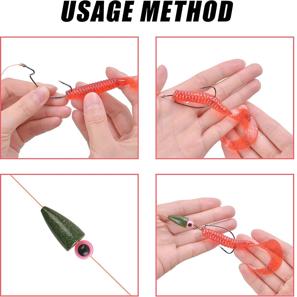 HookUpCo. 30-Piece Painted Bullet Fishing Weights - HookUpCo.