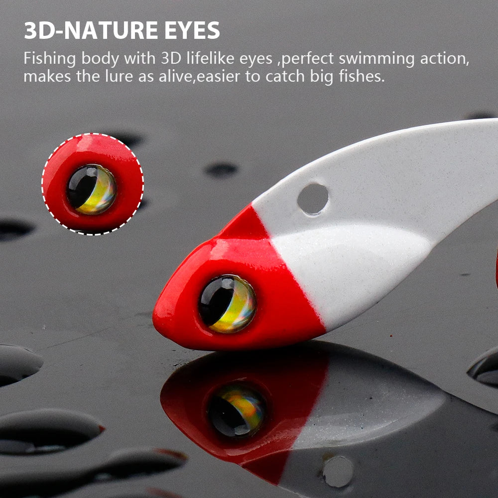 HookUpCo. Mini Metal VIB Fishing Lure Spoon - HookUpCo.