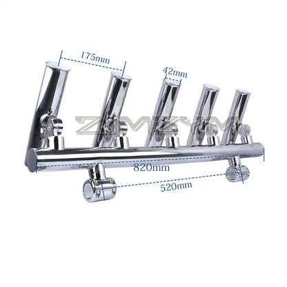 HookUpCo. Adjustable Stainless Fishing Rod Holders - HookUpCo.