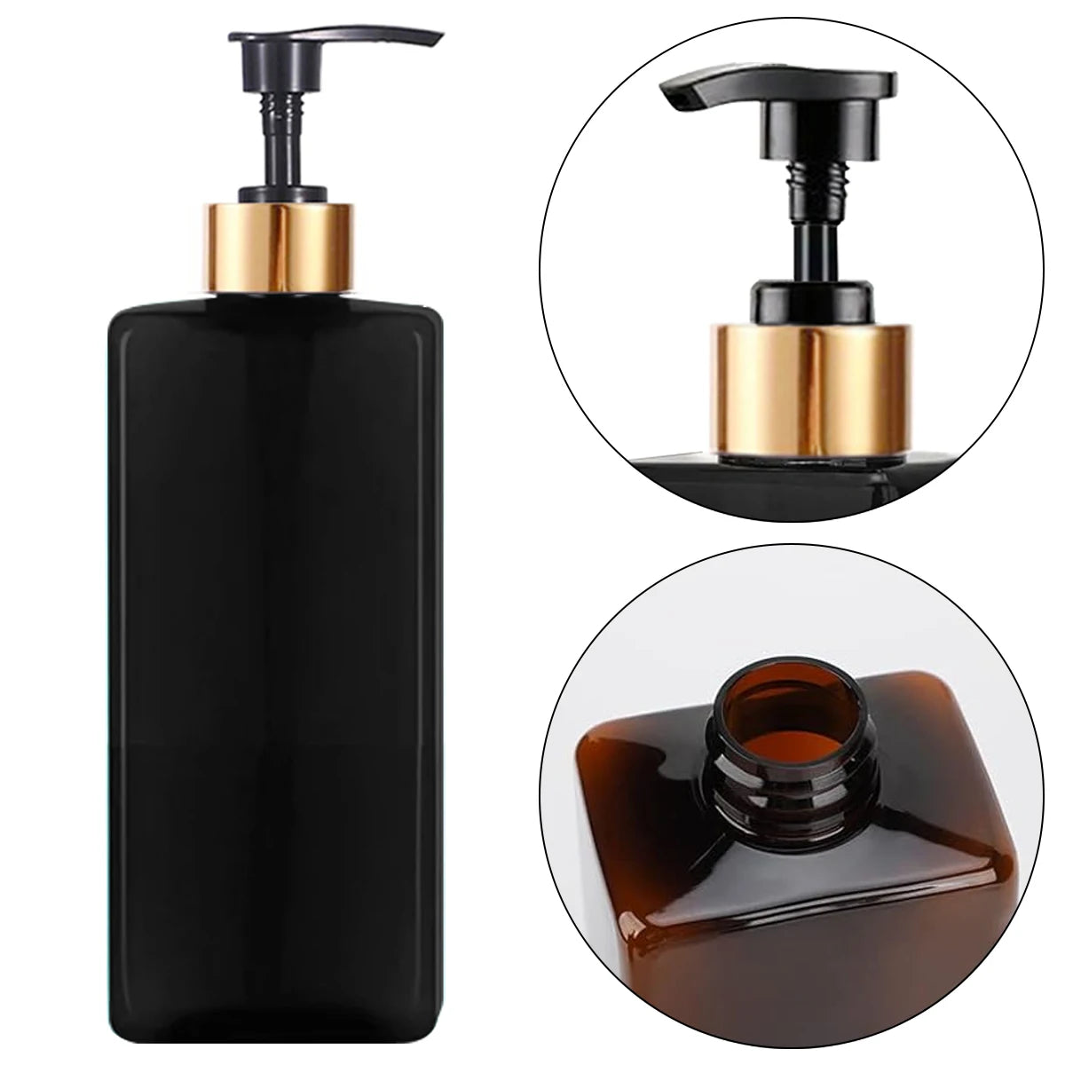 HookUpCo. Refillable Soap Dispenser Set
