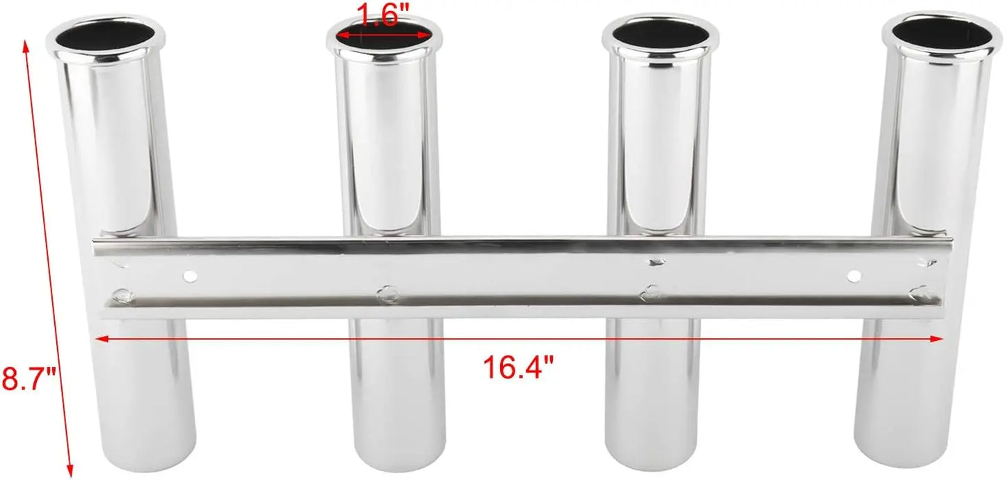 HookUpCo. Stainless Steel Fishing Rod Rack - HookUpCo.
