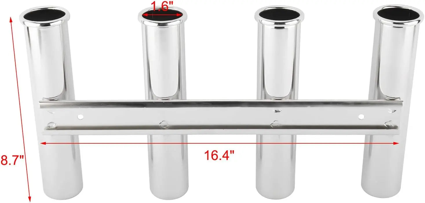 HookUpCo. Stainless Steel Fishing Rod Rack - HookUpCo.