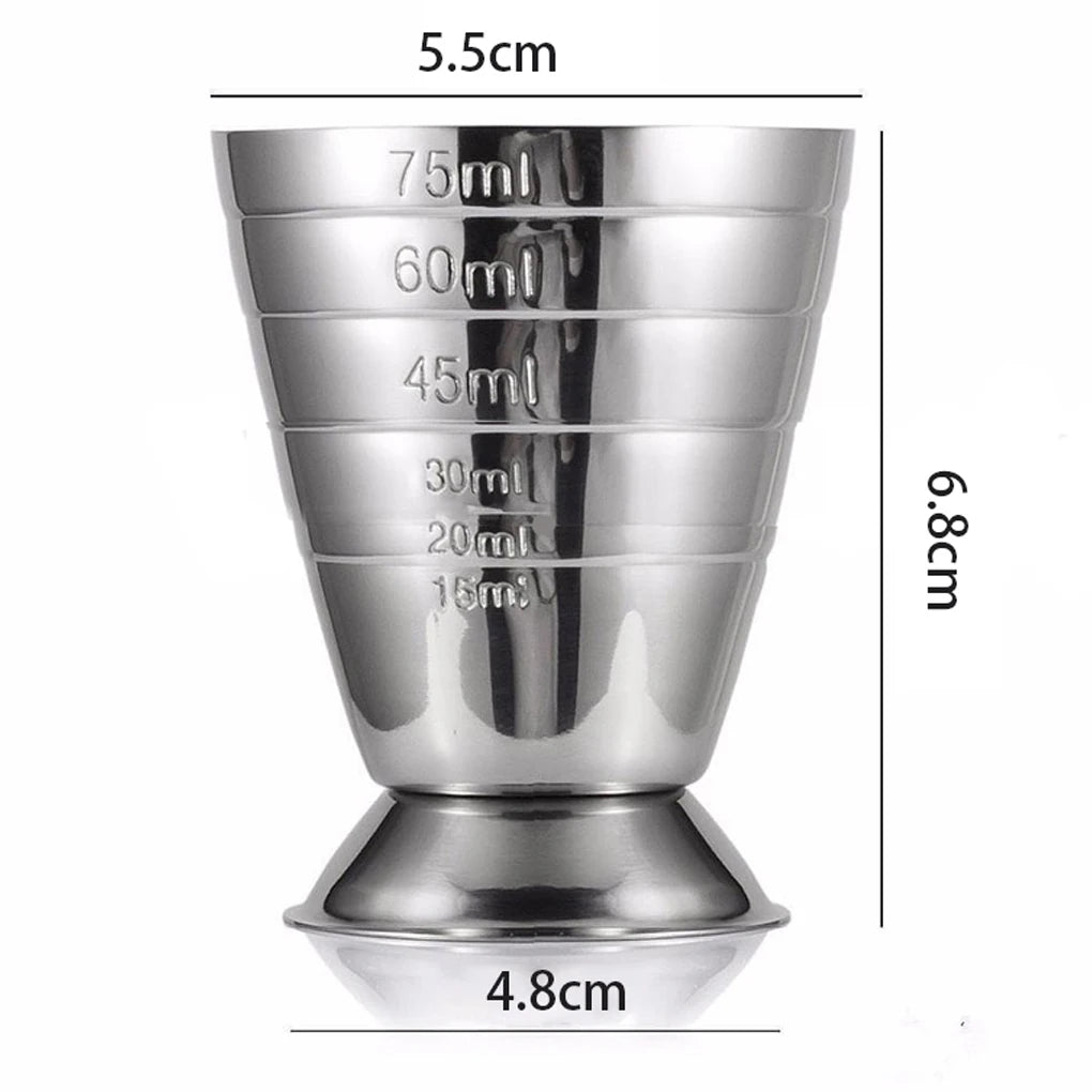 HookUpCo. Engraved Mixing Glass Measuring Cup