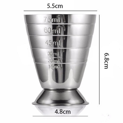 HookUpCo. Engraved Mixing Glass Measuring Cup