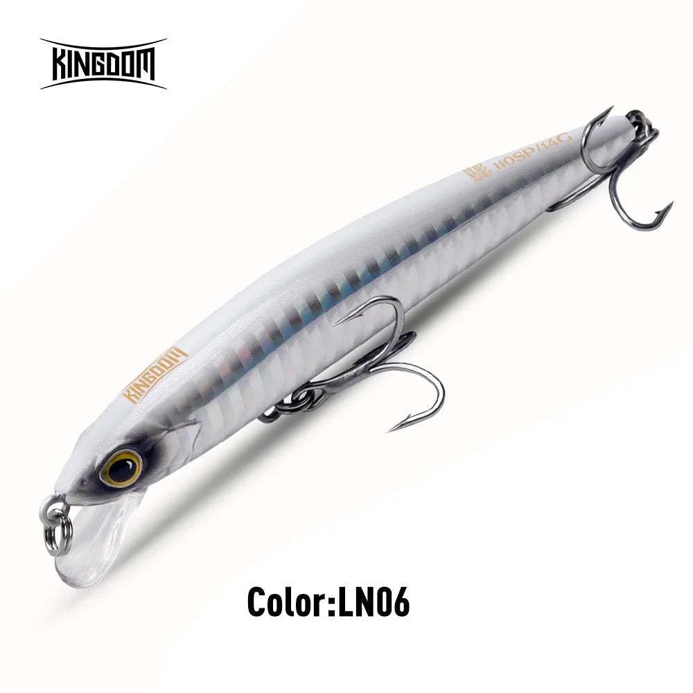 Suspending Minnow Wobbler Crank Baits for Bass