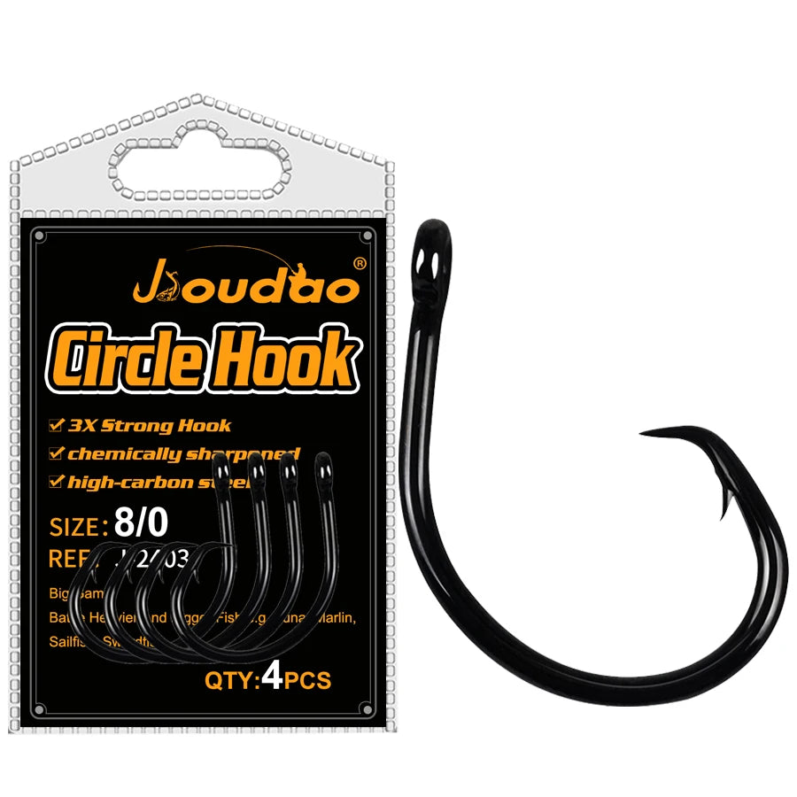 HookUpCo. Black Circle Hooks for Tuna Fishing - HookUpCo.