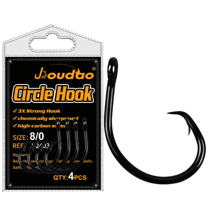 HookUpCo. Black Circle Hooks for Tuna Fishing - HookUpCo.
