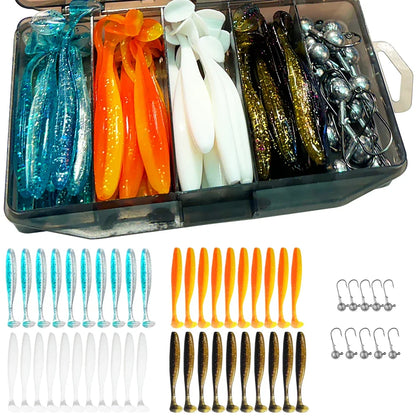 HookUpCo. 50PCS Metal Jig Bait Fishing Lure Kit - HookUpCo.