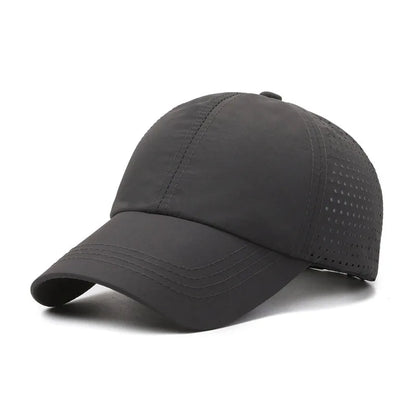 Quick-Dry Adjustable Sun Cap for Outdoor Sports