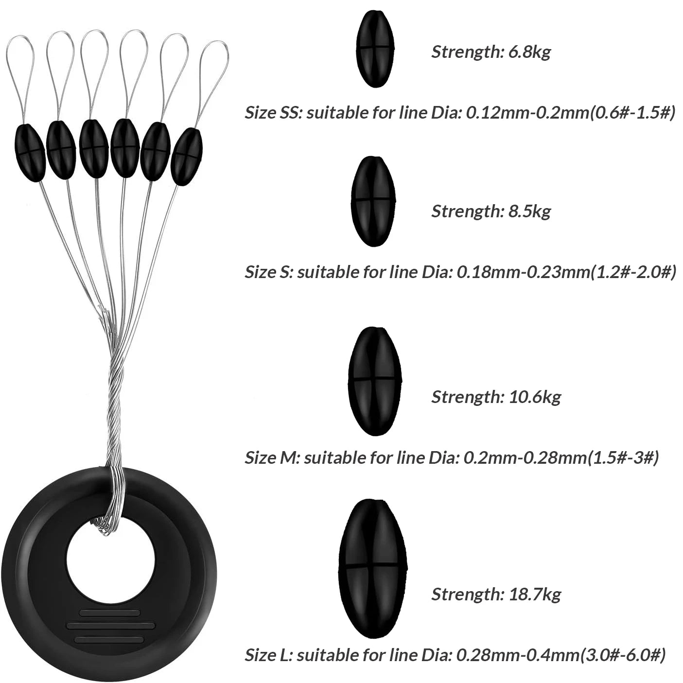 HookUpCo. 60-Piece Fishing Bobber Set - HookUpCo.