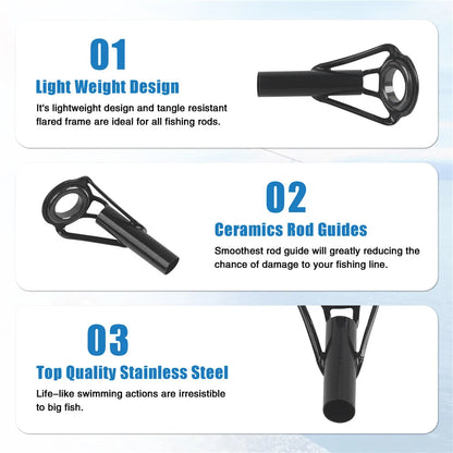HookUpCo. Fishing Rod Tip Repair Kit Essentials - HookUpCo.