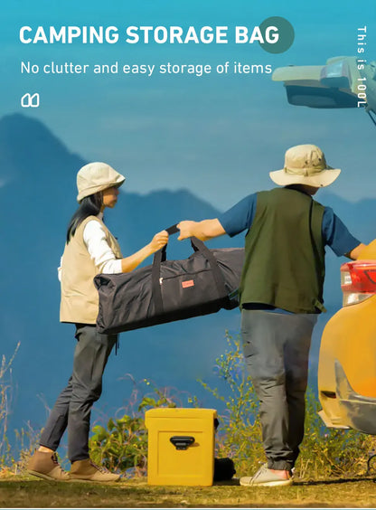 HookUpCo. 100L Large Capacity Camping Tools Storage Bag