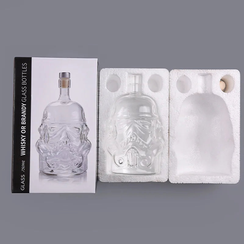Storm Trooper Helmet Whiskey Decanter Set