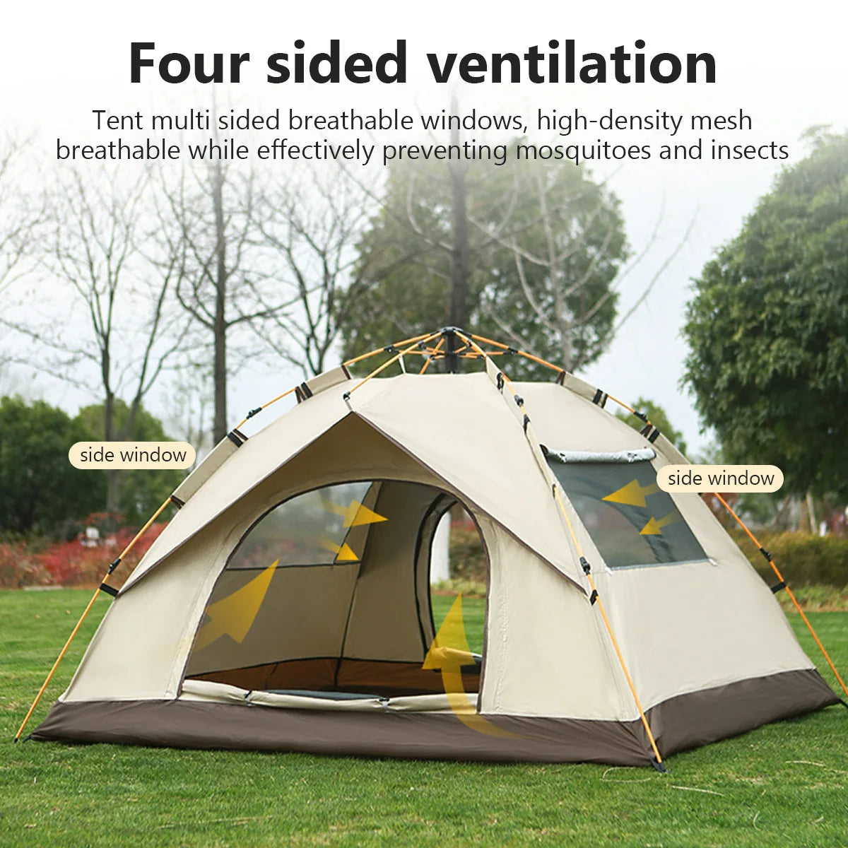 HookUpCo. Waterproof Automatic Camping Tent - HookUpCo.