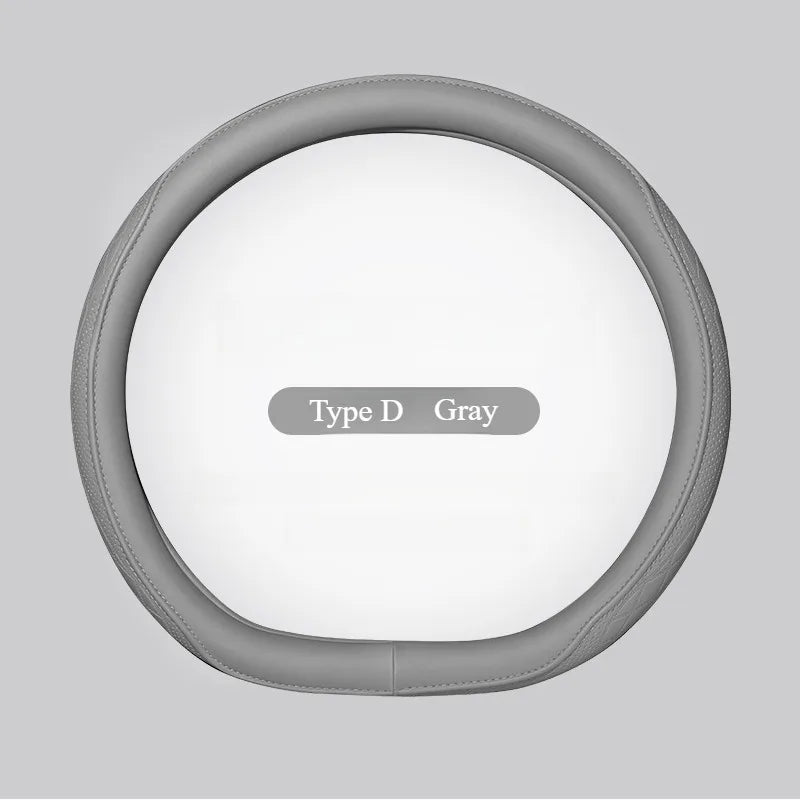 HookUpCo. Napa Leather Steering Wheel Cover - HookUpCo.