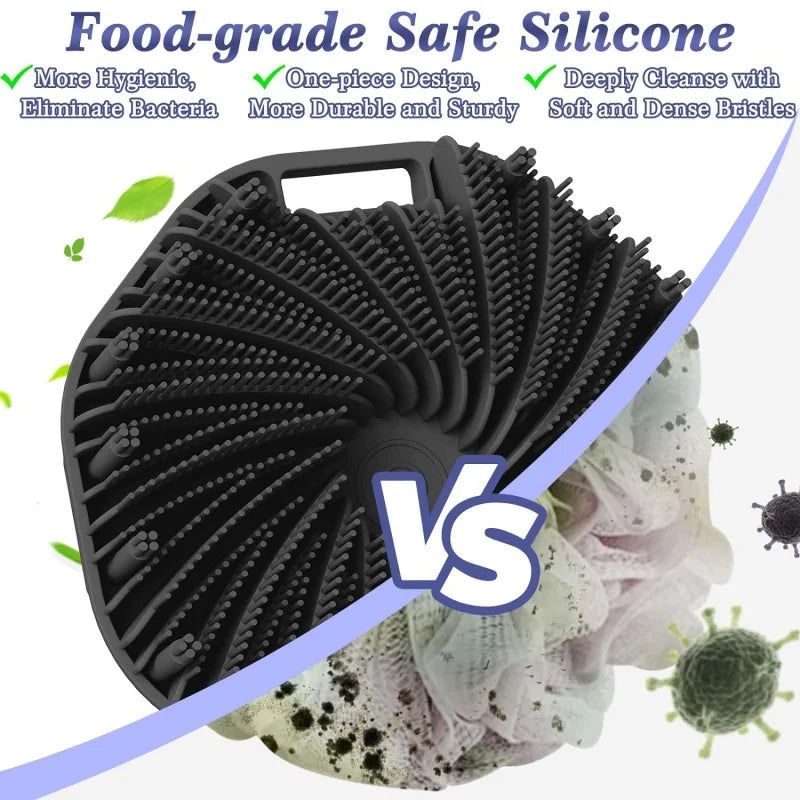 Gentle Silicone Body Scrubber Brush