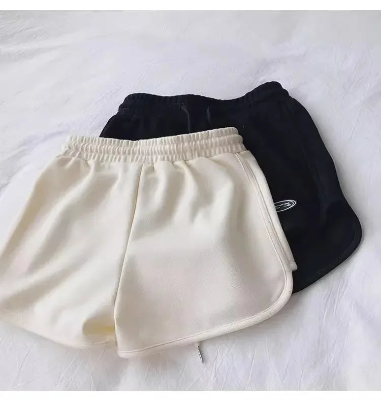 High Waist Women’s Drawstring Sports Shorts for Summer Fun