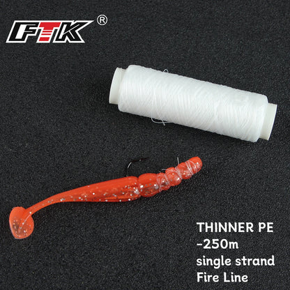 Durable 250M Elastic Fishing Line for Precision Tackle