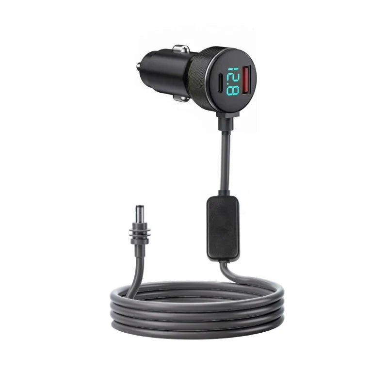 HookUpCo. Waterproof 3-in-1 Car Charger with Voltmeter - HookUpCo.