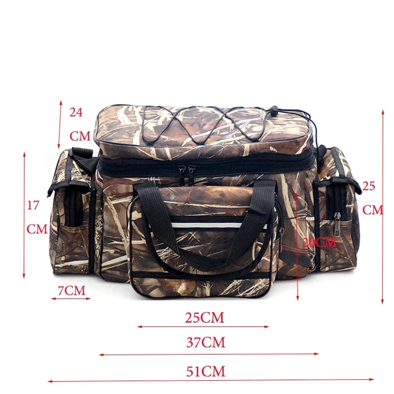 Waterproof Fishing Tackle Bag - Large Capacity