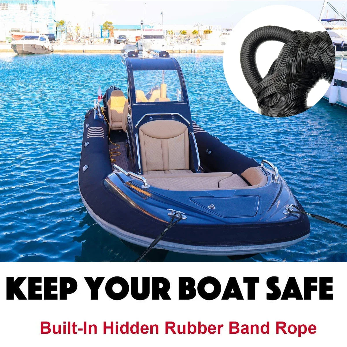 HookUpCo. Elastic Dock Lines for Marine Use - HookUpCo.