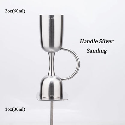 HookUpCo. Stainless Steel Cocktail Jigger Set