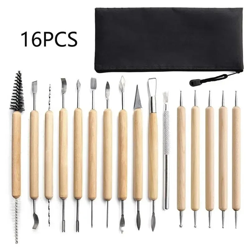 Pottery Clay Sculpting Tools Kits for Creative Artisans - Kits from 5 to 62 PCS.