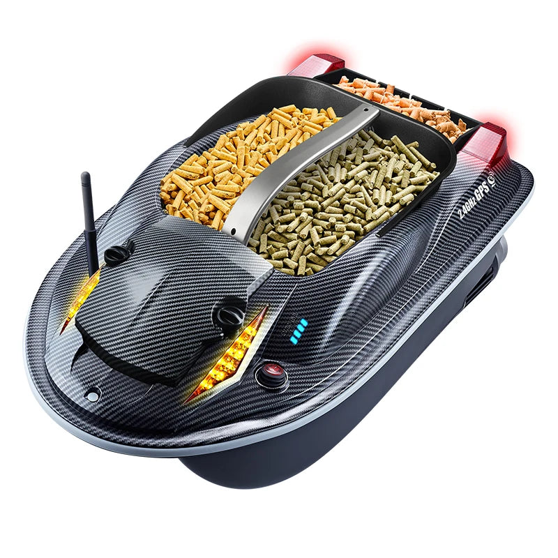 HookUpCo. GPS Bait Boat for Night Fishing