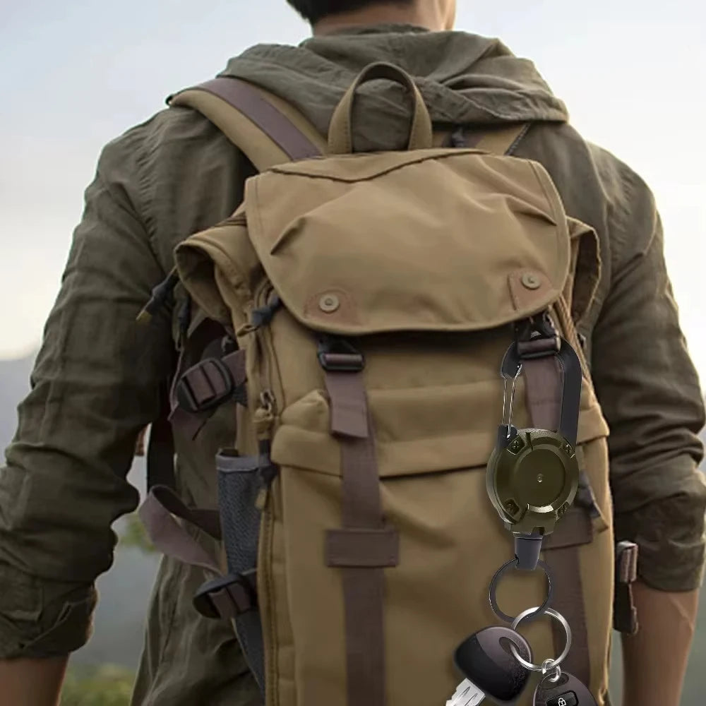 HookUpCo Heavy Duty Retractable Carabiner