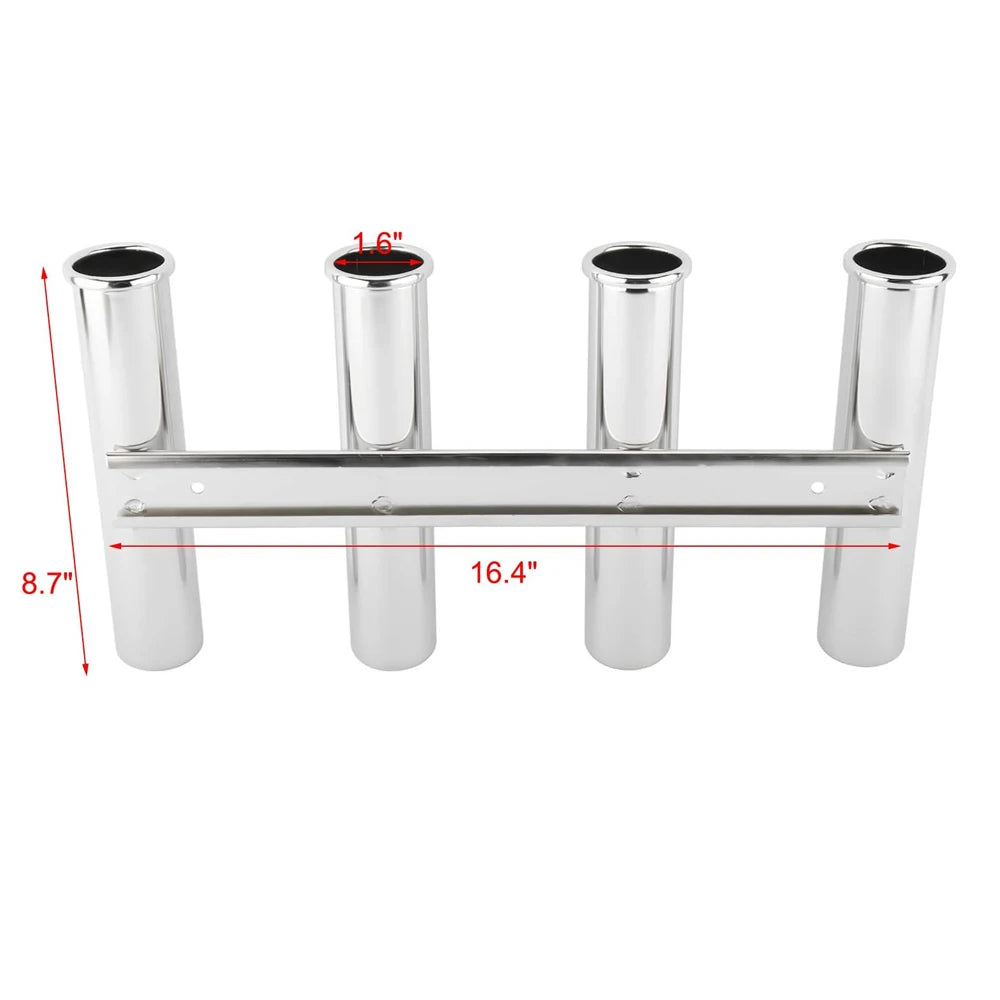 HookUpCo. Stainless Steel Fishing Rod Rack - HookUpCo.