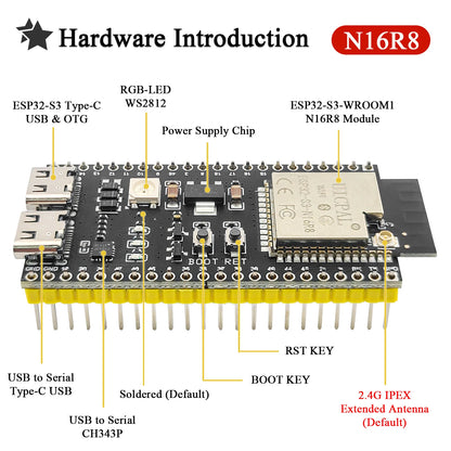 ESP32 S3 Development Board with Expansion Kit