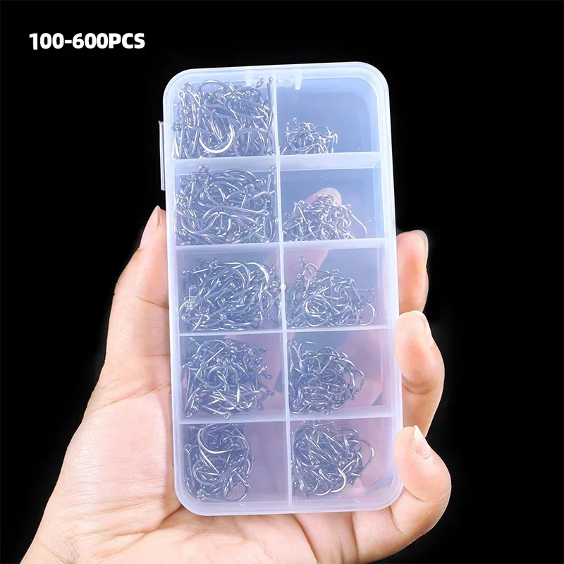 Carbon Steel Fishing Hooks in Bulk 50-1600 PCS - HookUpCo. - HookUpCo.