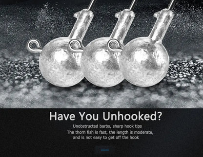 Versatile Jig Head Hooks for Fishing - Multiple Sizes Available