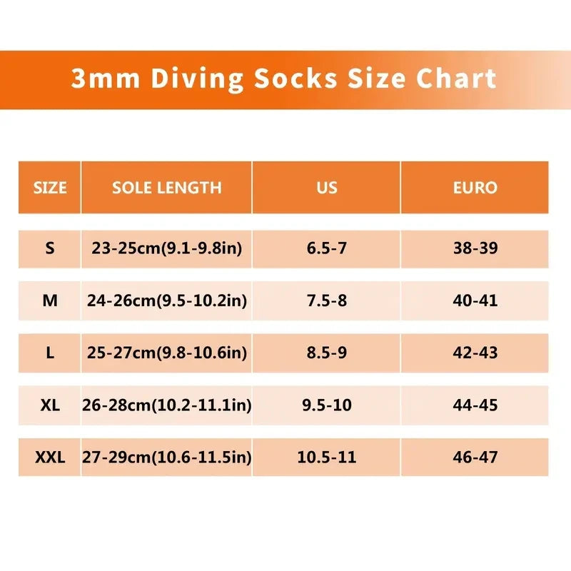 HookUpCo. Anti-Slip Neoprene Socks