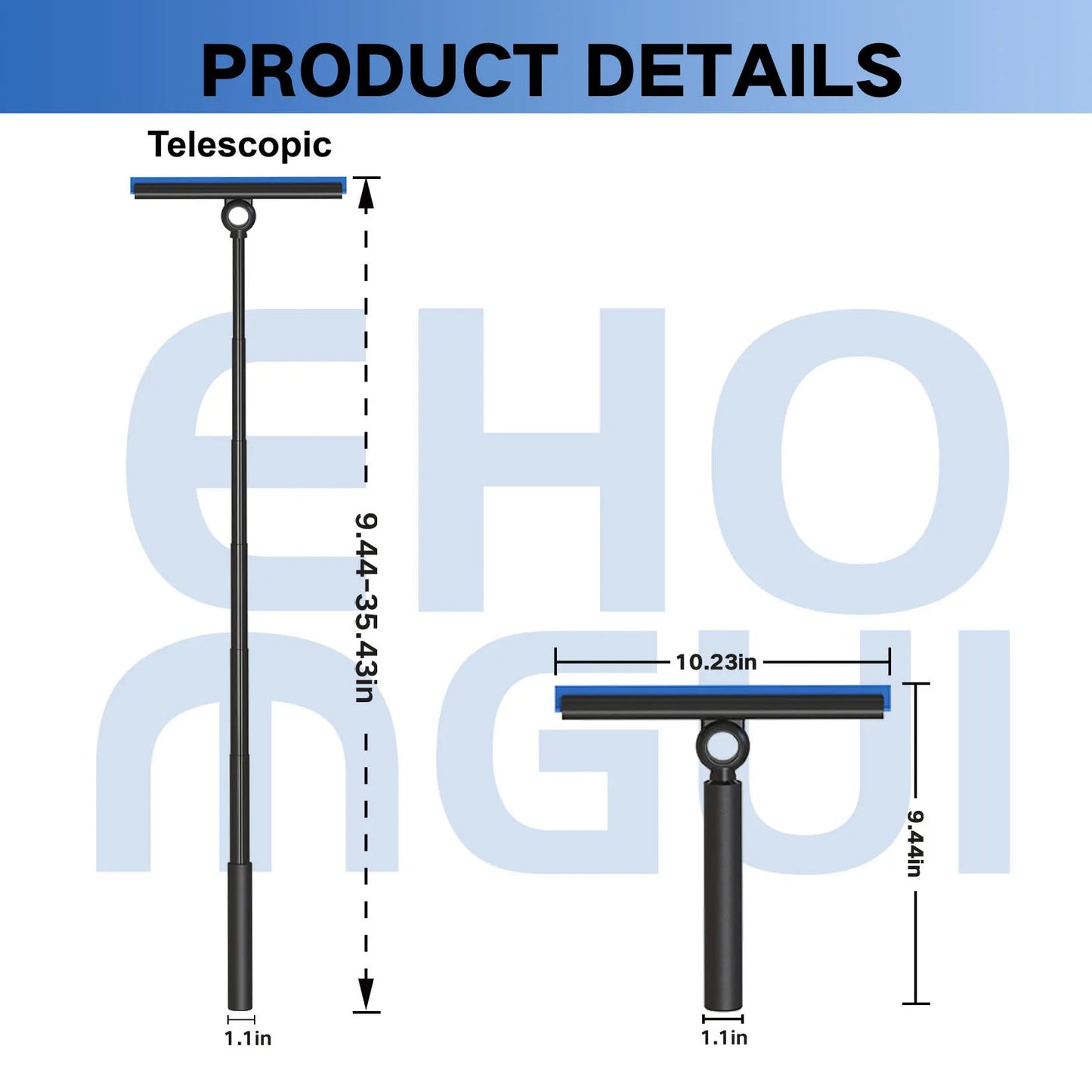Telescopic Shower Squeegee Cleaner