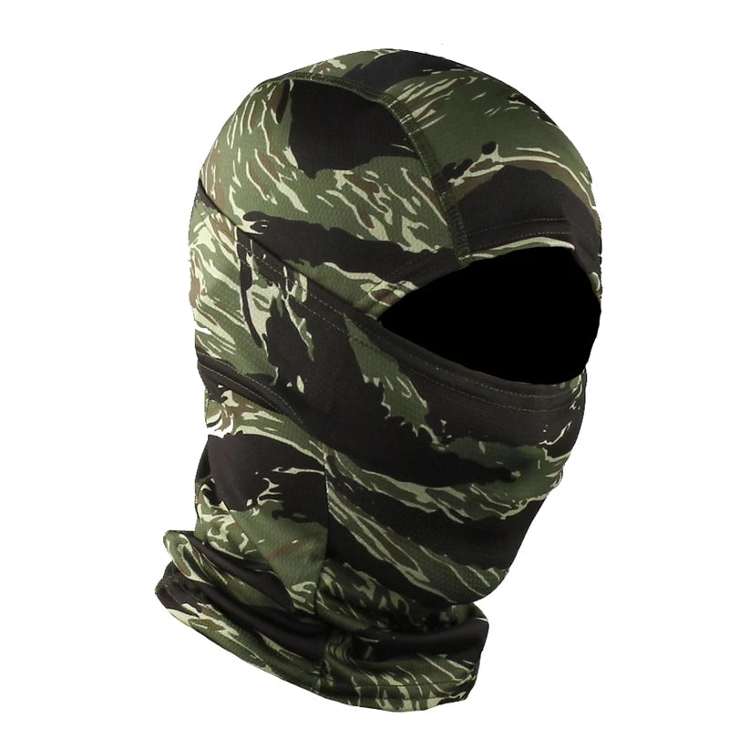 Camouflage Full Face Balaclava for Outdoor Sports and Cycling