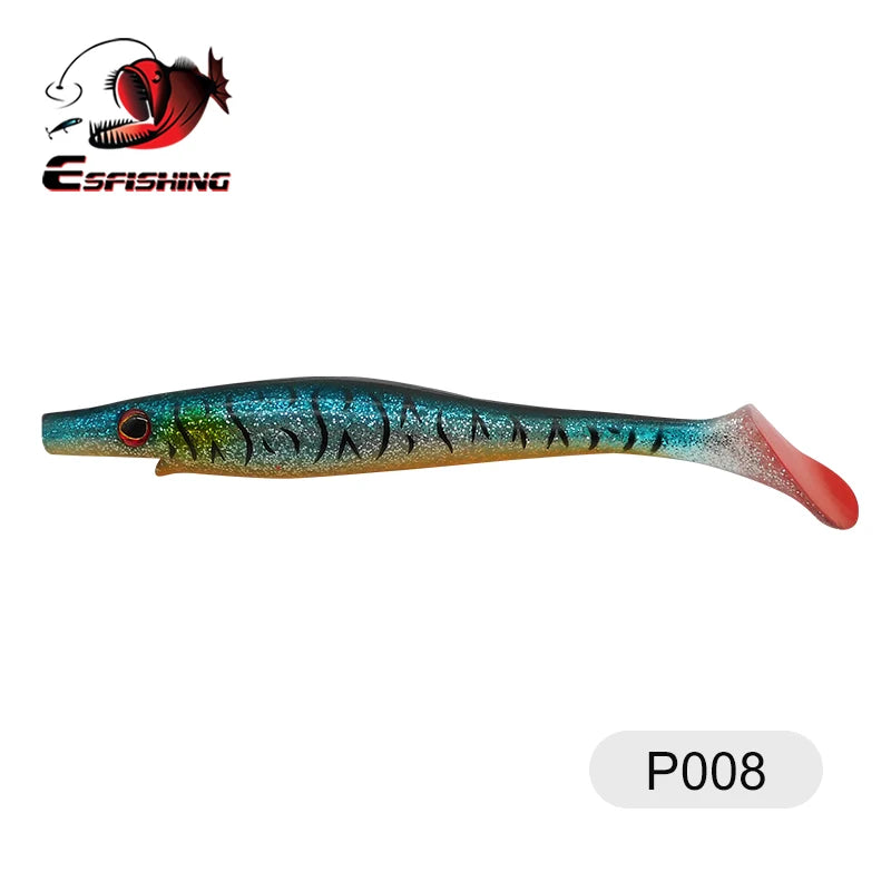 HookUpCo. Hog Shad Soft Lures for Pike Fishing - HookUpCo.