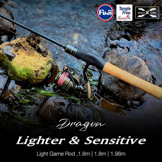 HookUpCo. Light Game Spinning Rod for Trout - HookUpCo.