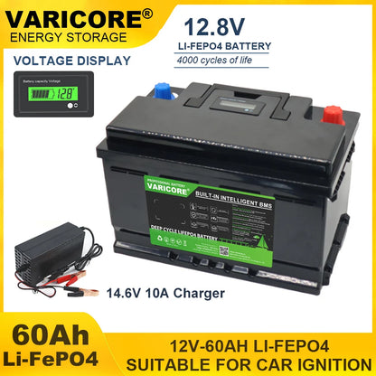 HookUpCo. 12V LiFePO4 Battery with 340Ah Capacity