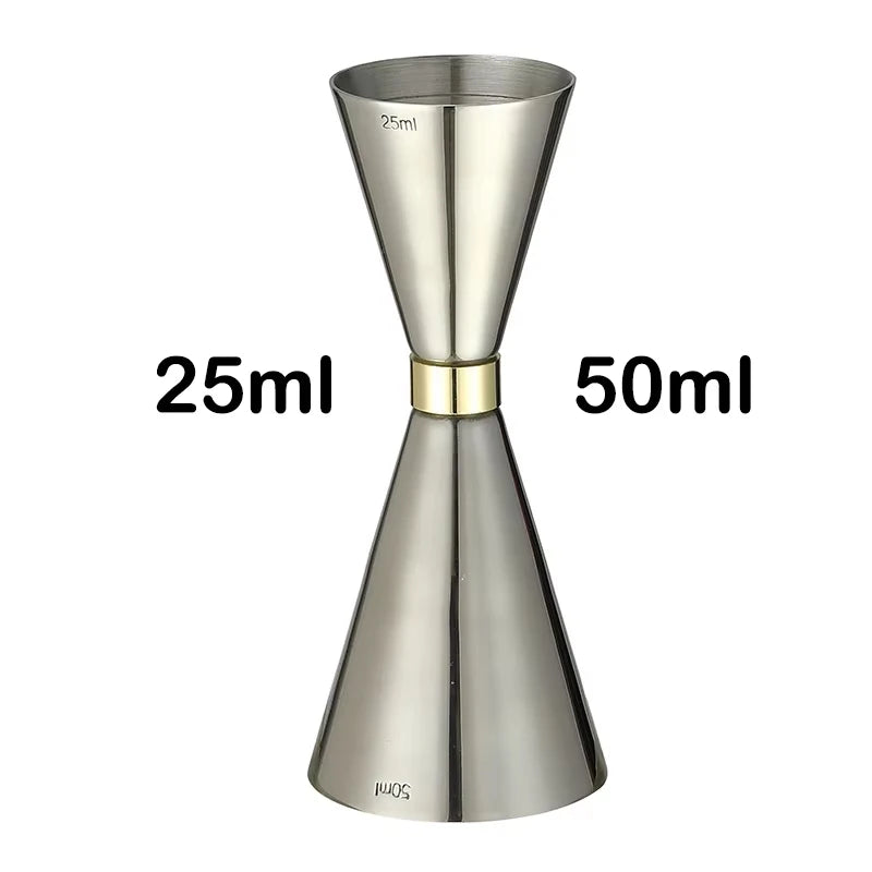HookUpCo. Stainless Steel Cocktail Jigger Tool