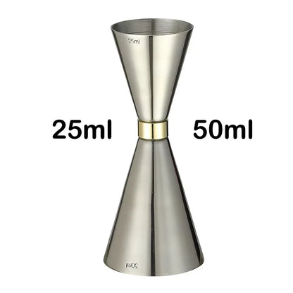 HookUpCo. Stainless Steel Cocktail Jigger Tool