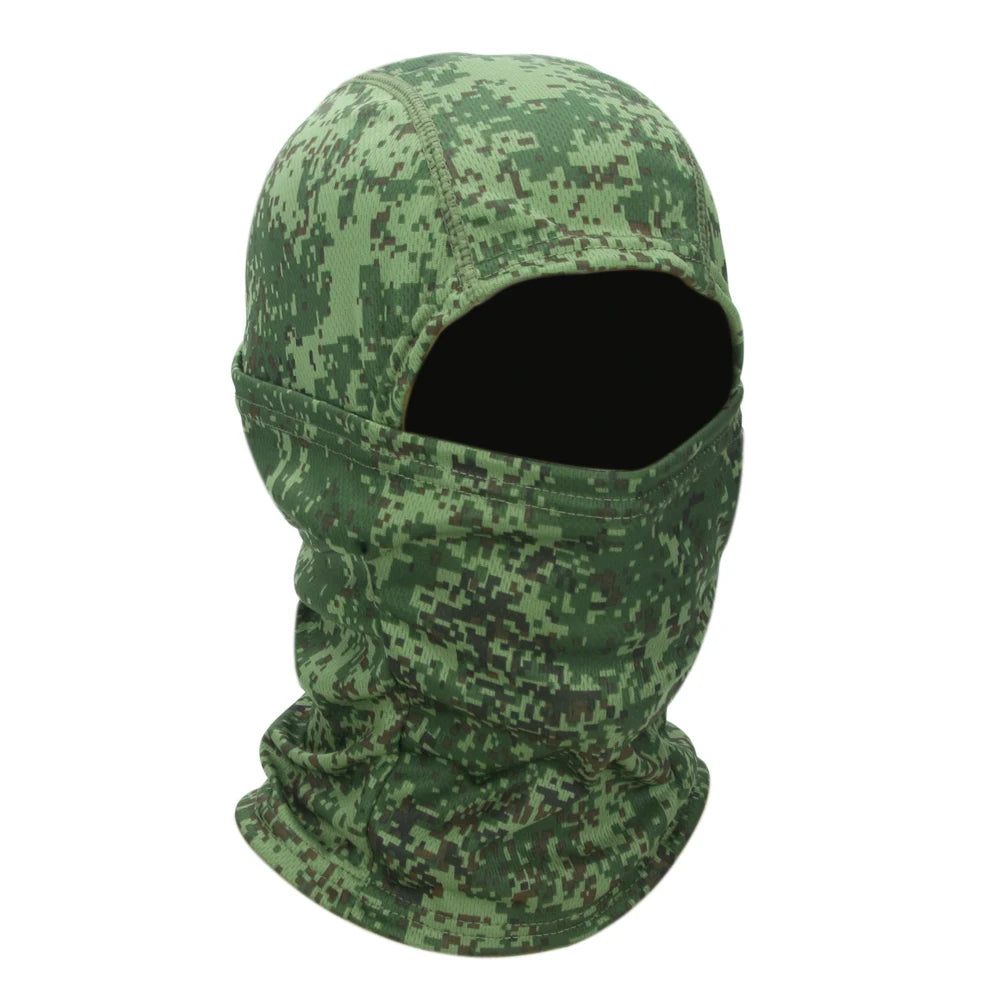 Camouflage Full Face Balaclava for Outdoor Sports and Cycling