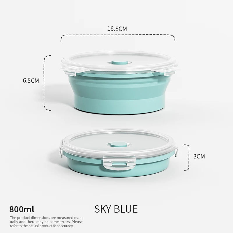 HookUpCo. Stackable Silicone Lunch Box Set