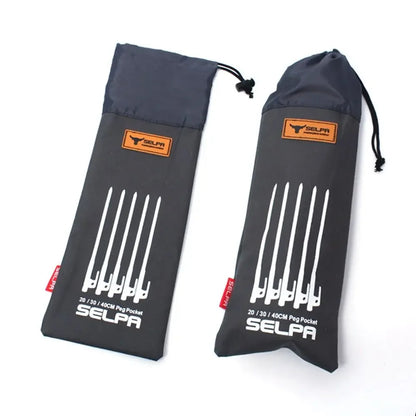 HookUpCo. Multi-Function Tent Pegs Storage Pouch - HookUpCo.