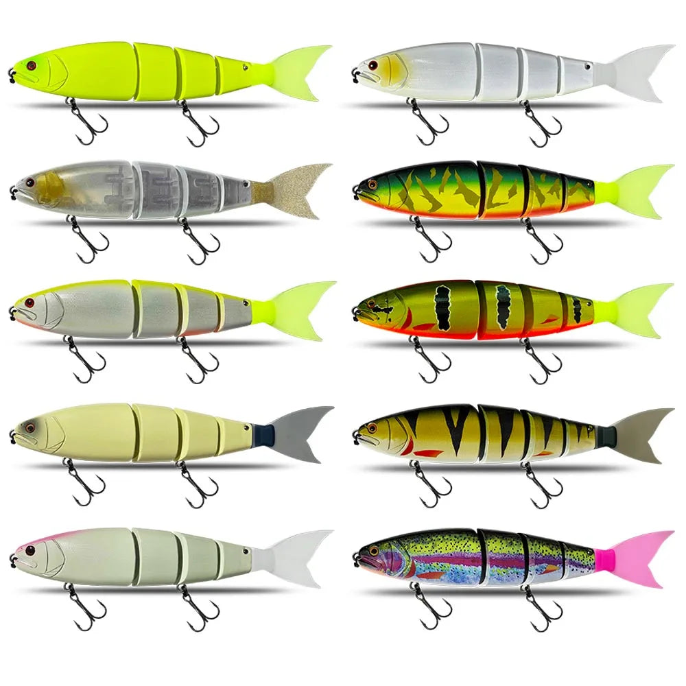 Jointed Floating Swimbait Lure for Big Bass and Catfish