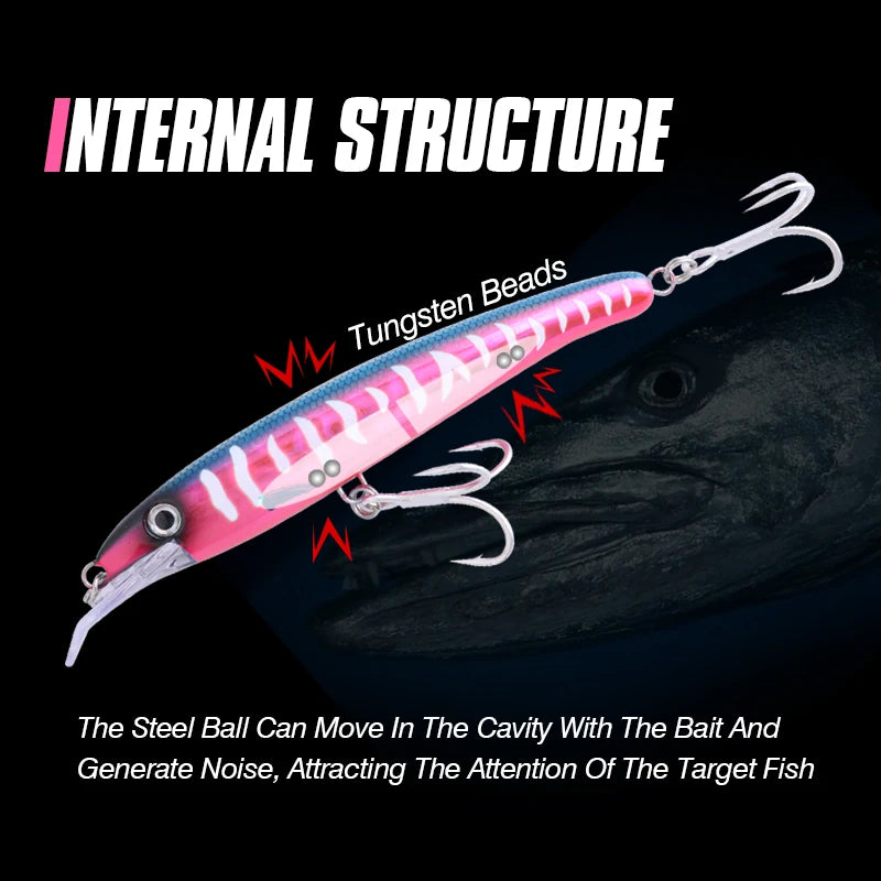 HookUpCo. Curved Topwater Fishing Lure 160F