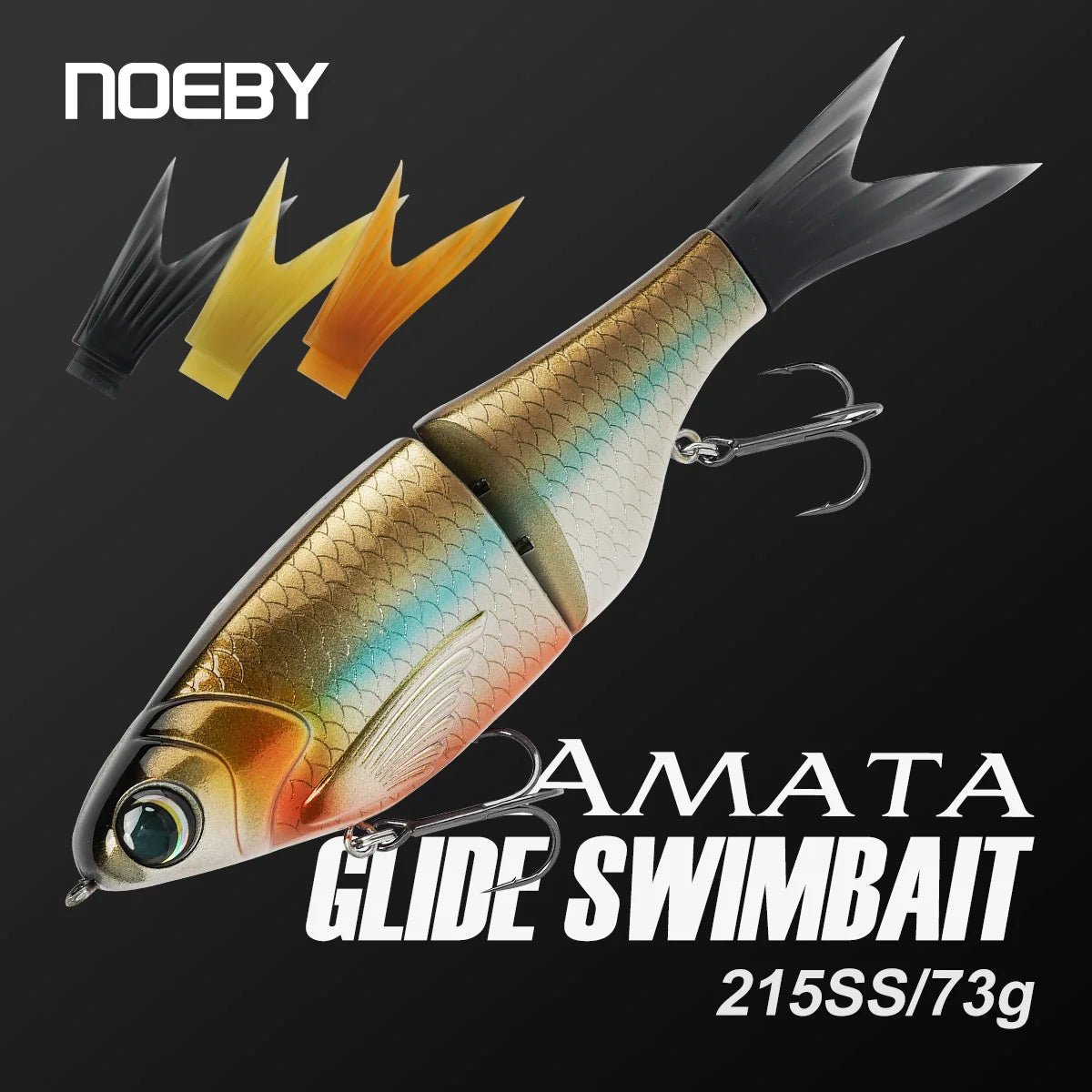 HookUpCo. Glide Swimbait Lure for Pike and Bass - HookUpCo.
