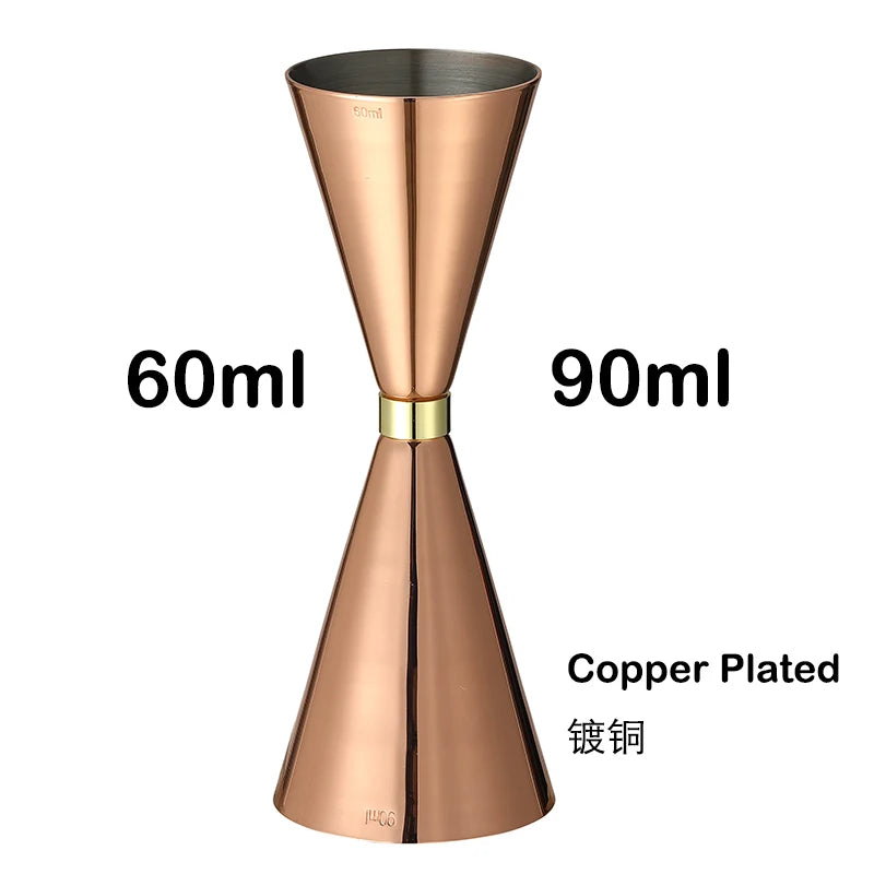 HookUpCo. Stainless Steel Cocktail Jigger Tool